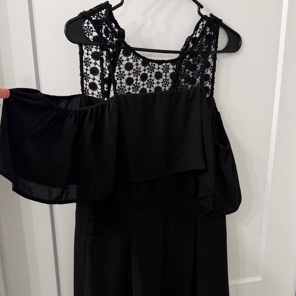 Elegant Black Lace Dress